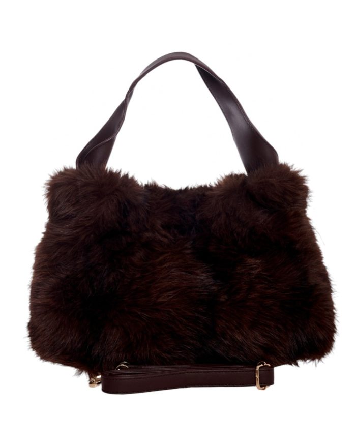 Τσάντα  χειρός  WUS-18207 - Καφέ - Image 3