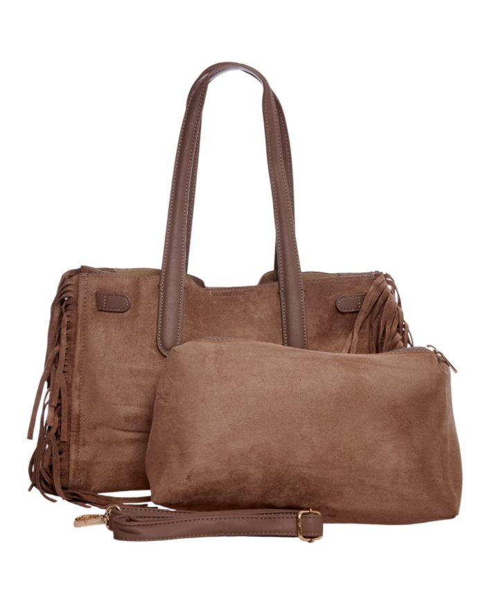 Τσάντα  ώμου WUS-18498 - Χακί - Image 3