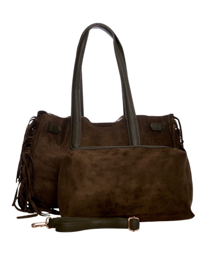 Τσάντα  ώμου WUS-18498 - Πράσινο - Image 3