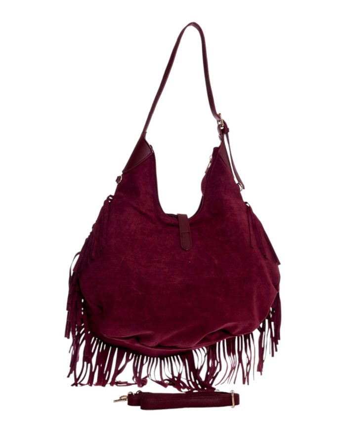 Τσάντα  ώμου WUS-18492A - Μπορντό - Image 2