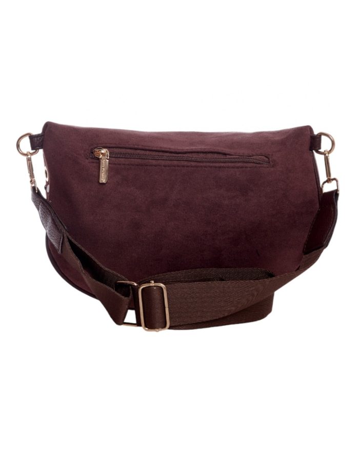 Τσάντα χιαστή TZX-51106 - Καφέ - Image 3