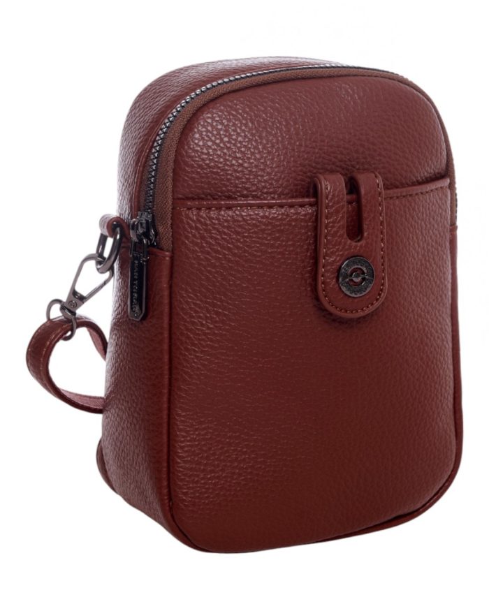 Τσάντα  χιαστή TZX-51105 - Καφέ - Image 3