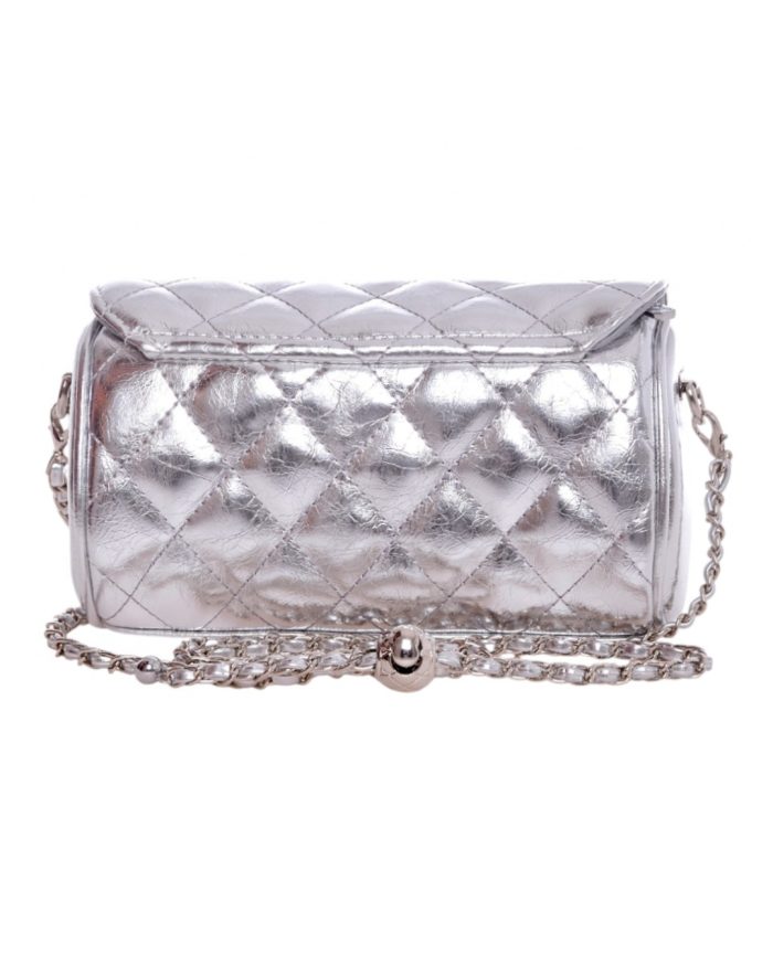 Τσάντα ώμου TZX-51111 - Ασημί - Image 3