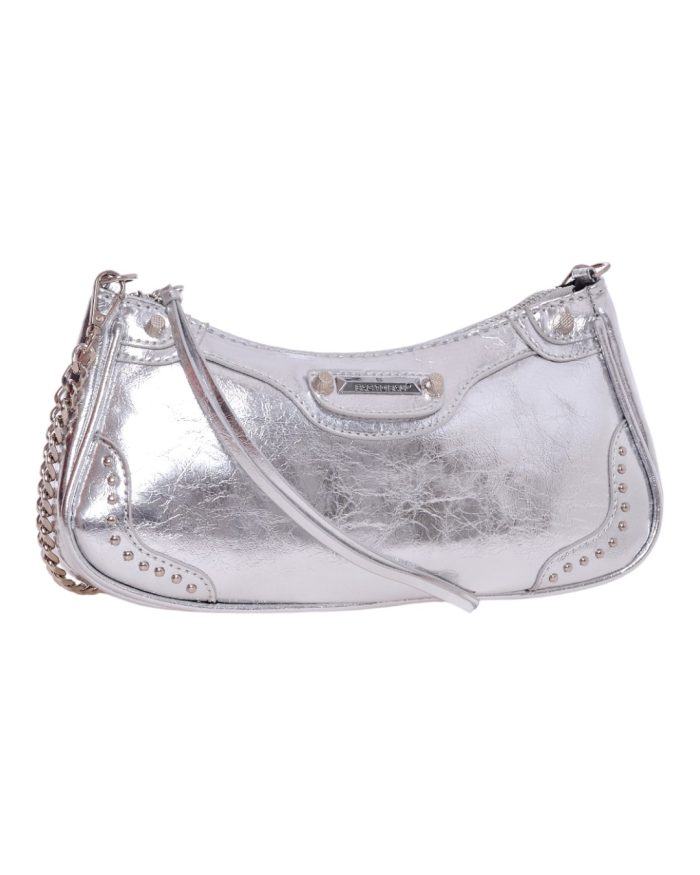 Τσάντα ώμου TZX-51107 - Ασημί - Image 2