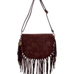 Τσάντα  χιαστή WUS-18470 - Καφέ