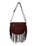 Τσάντα  χιαστή WUS-18470 - Καφέ - Image 3