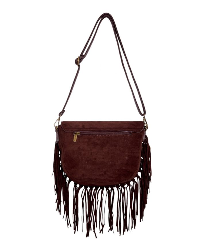 Τσάντα  χιαστή WUS-18470 - Καφέ - Image 3