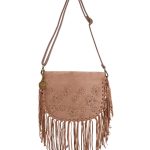 Τσάντα  χιαστή WUS-18470 - Μπέζ