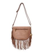 Τσάντα  χιαστή WUS-18470 - Μπέζ - Image 3