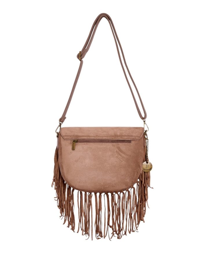 Τσάντα  χιαστή WUS-18470 - Μπέζ - Image 3