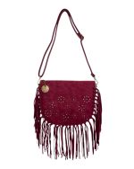 Τσάντα  χιαστή WUS-18470 - Μπορντό