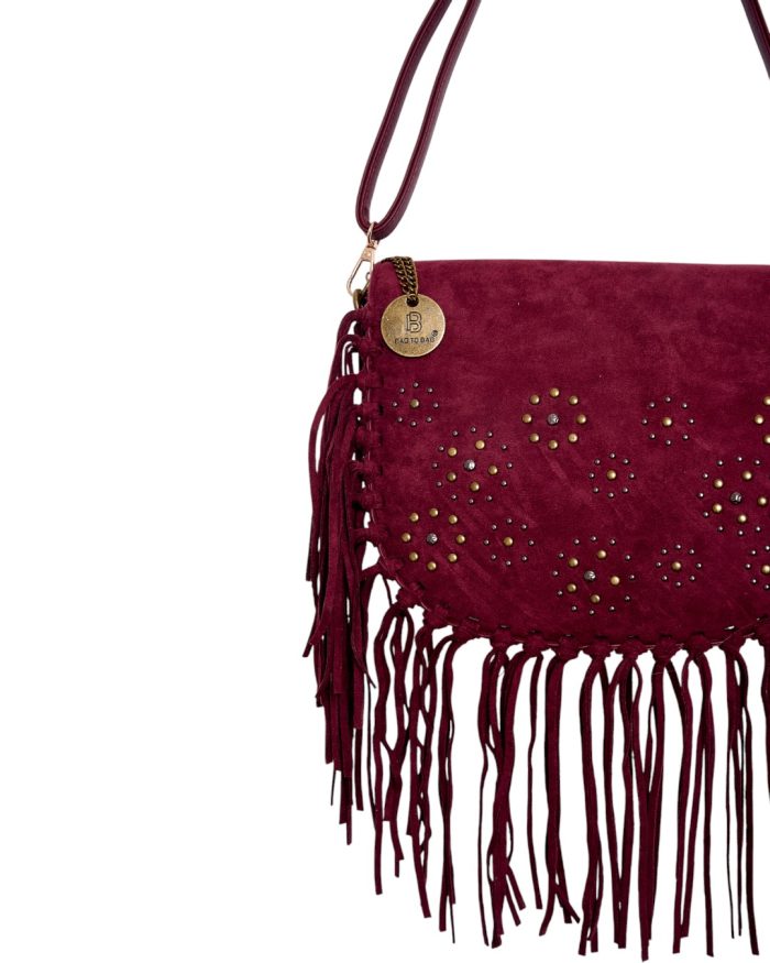 Τσάντα  χιαστή WUS-18470 - Μπορντό - Image 2