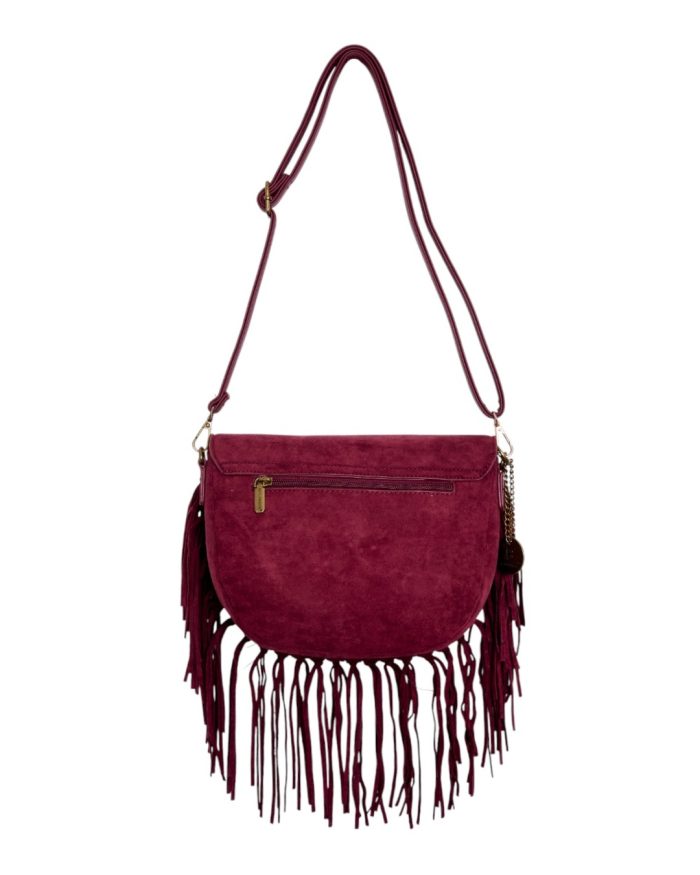 Τσάντα  χιαστή WUS-18470 - Μπορντό - Image 3