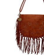 Τσάντα  χιαστή WUS-18470 - Κάμελ - Image 2