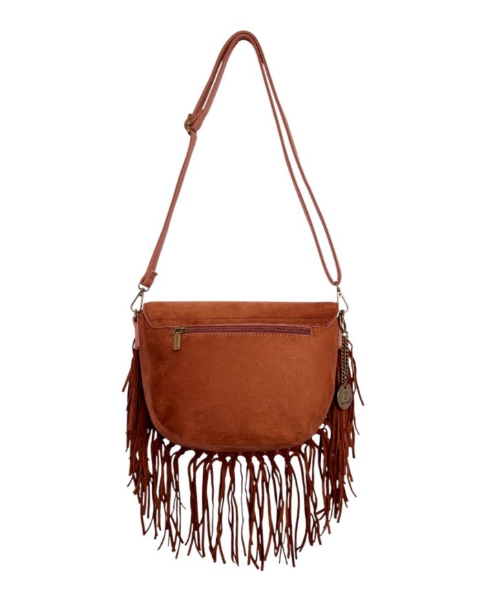 Τσάντα  χιαστή WUS-18470 - Κάμελ - Image 3