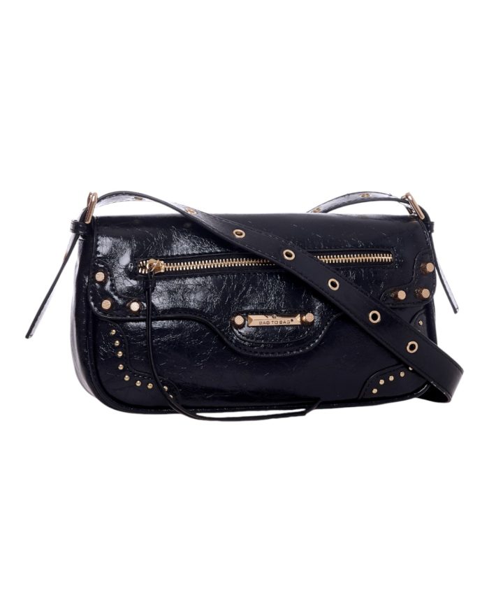 Τσάντα ώμου TZX-51108 - Μαύρο - Image 2