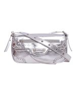 Τσάντα ώμου TZX-51108 - Ασημί