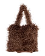 Τσάντα ώμου XY2508 - Καφέ - Image 3