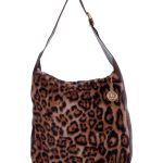 Γούνινη τσάντα ώμου XY-2515 - Animal Print