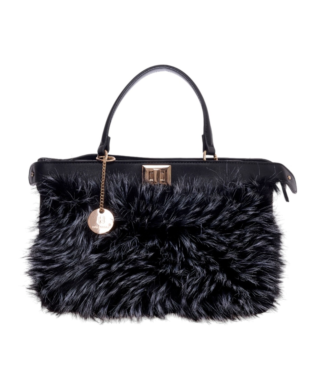 DSC_8040-Photoroom Τσάντα χειρός WUS-18208 - Μαύρο - Image 1