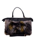 Τσάντα  χειρός  WUS-18208 - Σκούρο Μαύρο - Image 3