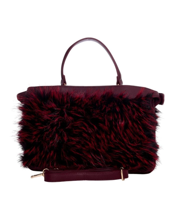 Τσάντα  χειρός  WUS-18208 - Μπορντό - Image 3