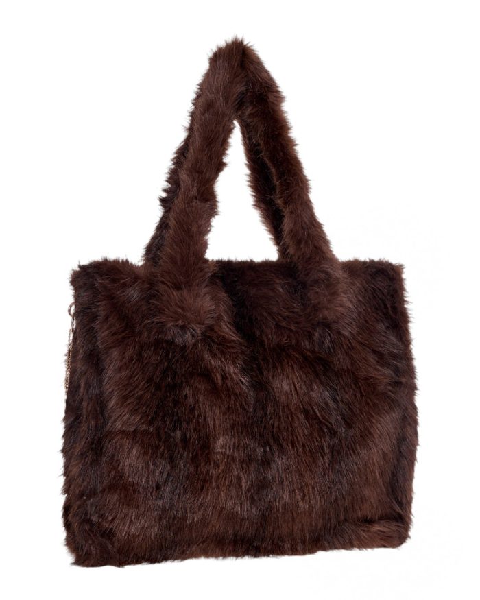 Τσάντα ώμου XY2516 - Σκούρο Καφέ - Image 4