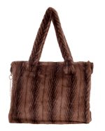 Τσάντα ώμου XY2516 - Σκούρο Καφέ