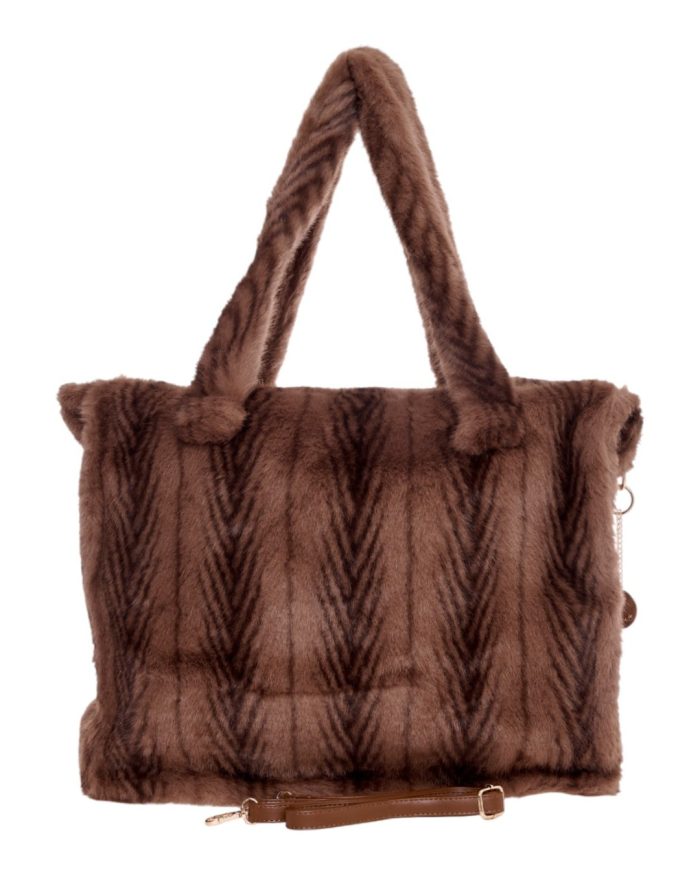 Τσάντα ώμου XY2516 - Κάμελ - Image 4