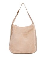 Γούνινη τσάντα ώμου XY-2515 - Μπέζ