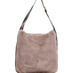 Γούνινη τσάντα ώμου XY-2515 - Γκρι