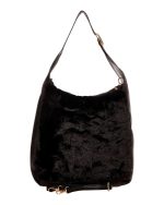 Γούνινη τσάντα ώμου XY-2515 - Μαύρο - Image 3