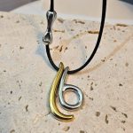 Κολιέ Luck με Κορδόνι και Κομποκρύπτη - Δίχρωμο - Δίχρωμο