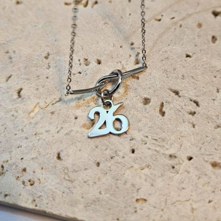 Κολιέ Γούρι 2026 Lucky Knot - Ασημί