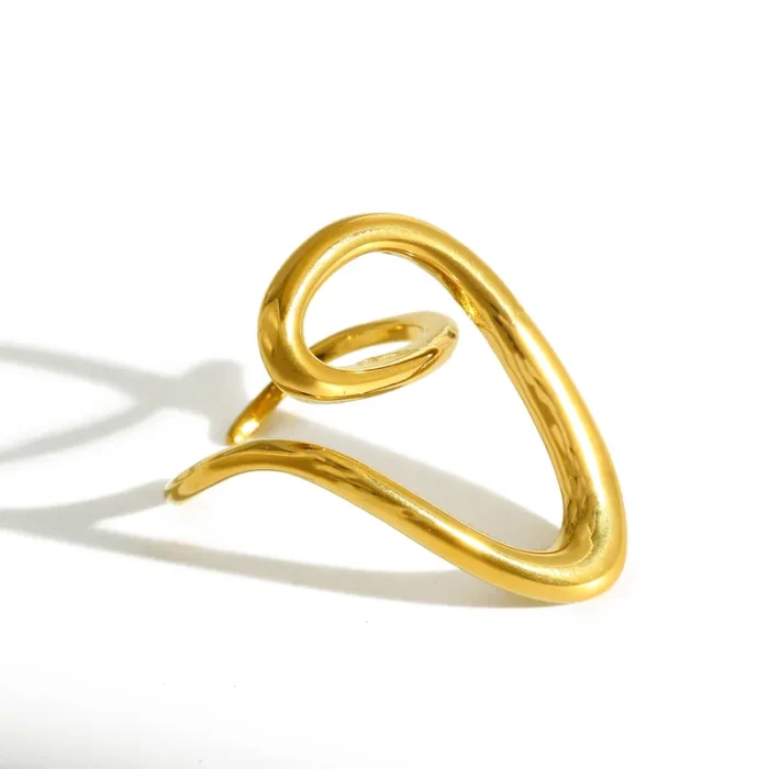 Δαχτυλίδι Ρυθμιζόμενο Revolve - Χρυσό - Image 3