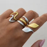 Δαχτυλίδι Ατσάλινο Γυναικείο Ρυθμιζόμενο