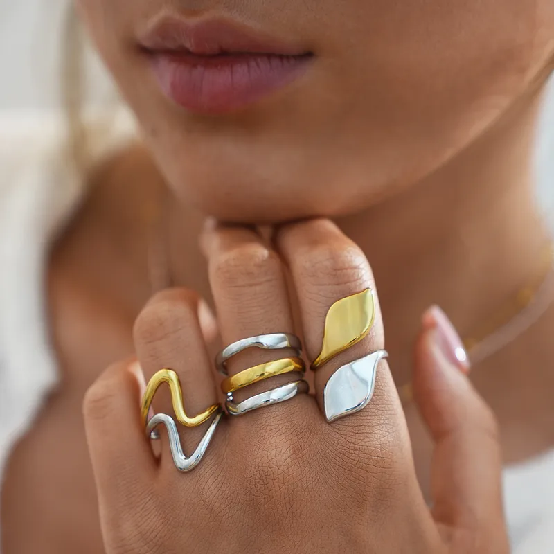 daxtulidia-gunaikeia-ruthmizomena-kosmima-online-atsali (175) Δαχτυλίδι Γυναικείο Ρυθμιζόμενο Διπλό Δίχρωμο