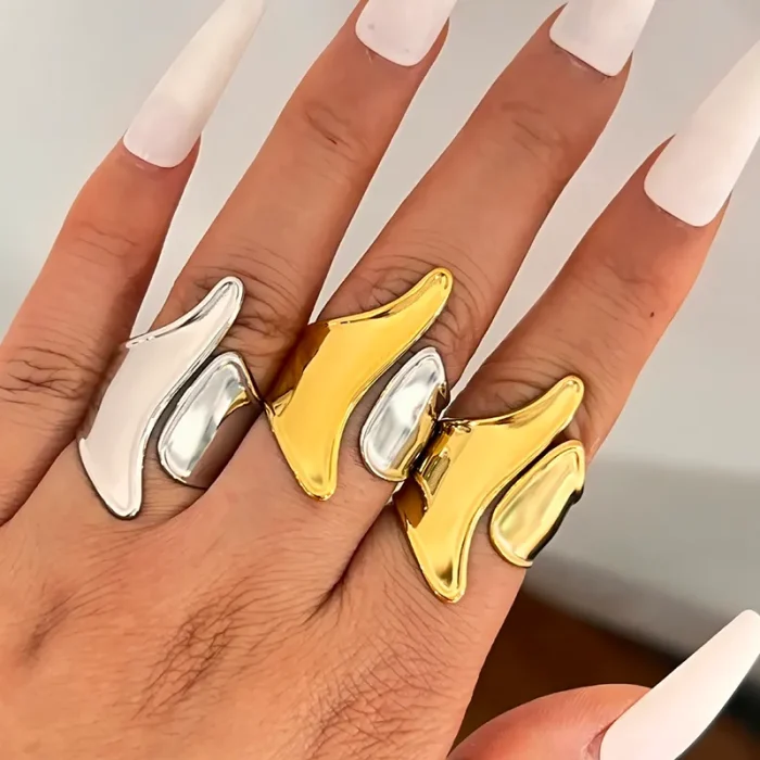 Δαχτυλίδι Ρυθμιζόμενο Athena - Ασημί - Image 4