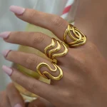 Δαχτυλίδι Ατσάλινο Γυναικείο Ρυθμιζόμενο