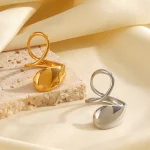 Δαχτυλίδι Ρυθμιζόμενο Harmony - Ασημί - Image 2