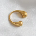 Δαχτυλίδι Ρυθμιζόμενο Thalia - Χρυσό