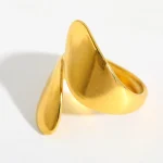 Δαχτυλίδι Ρυθμιζόμενο Audrey - Χρυσό