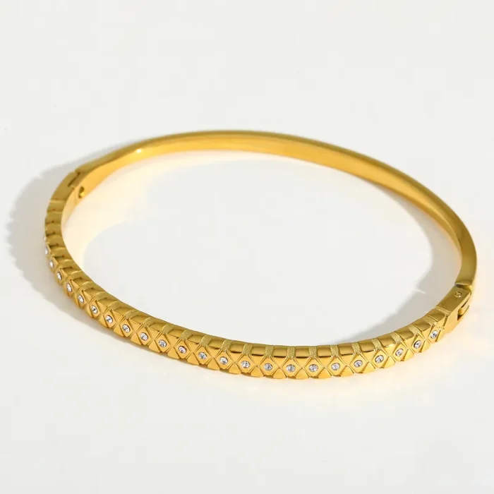 Βραχιόλι Σταθερό Λεπτό Little Sparkles - Χρυσό - Image 2