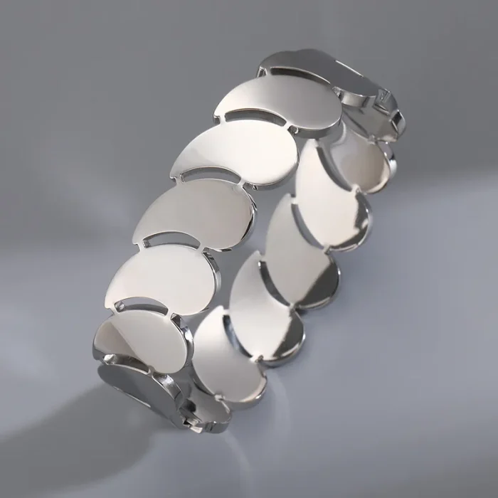 Βραχιόλι Σταθερό Laurel - Ασημί - Image 2