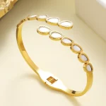 Βραχιόλι Open Gloria - Χρυσό - Image 5