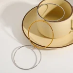 Βραχιόλι Σταθερό Triple Bangles - Δίχρωμο - Image 2