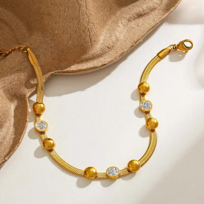 Βραχιόλι Αλυσίδα Sade - Χρυσό - Image 3