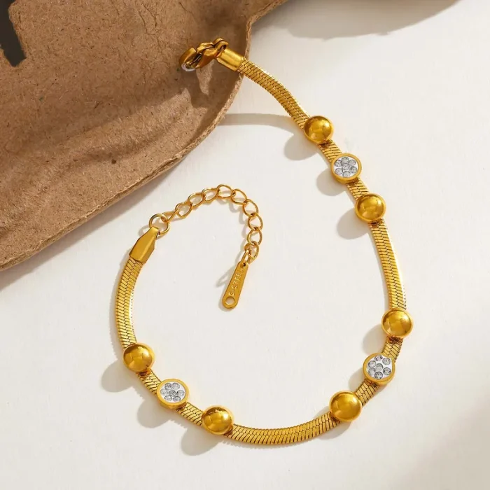 Βραχιόλι Αλυσίδα Sade - Χρυσό - Image 2