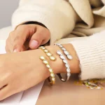 Βραχιόλι Open Gloria - Χρυσό - Image 2