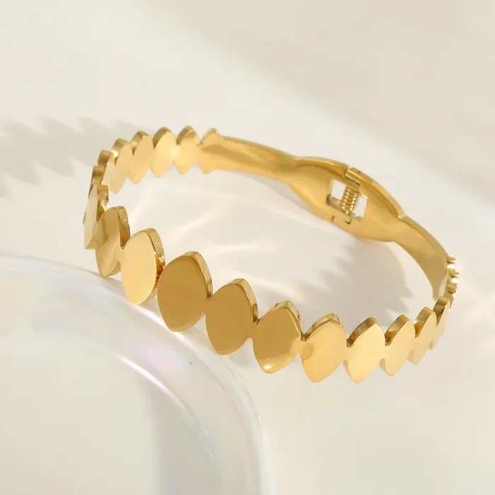 Βραχιόλι Σταθερό Scarlet - Χρυσό - Image 3